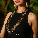 Gajra Neckpiece - Brass