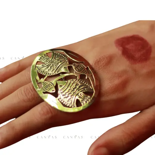 [CJ-0035] Fish Finger Ring