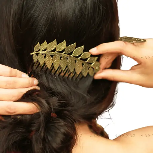 [CJ-0087] Leaf Hair Clip